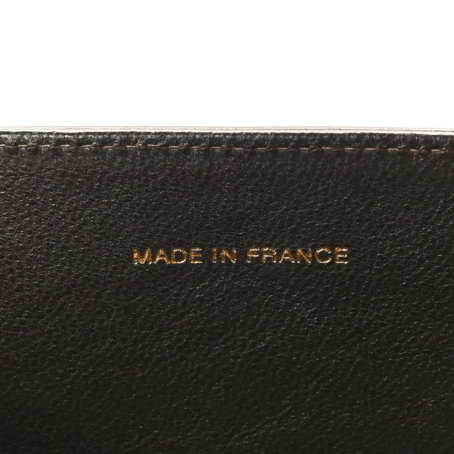 Calfskin Flap Shoulder Bag Brown