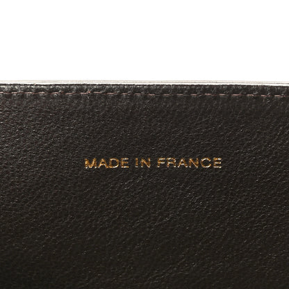 Chanel Calfskin Flap Shoulder Bag Brown 7 of 10