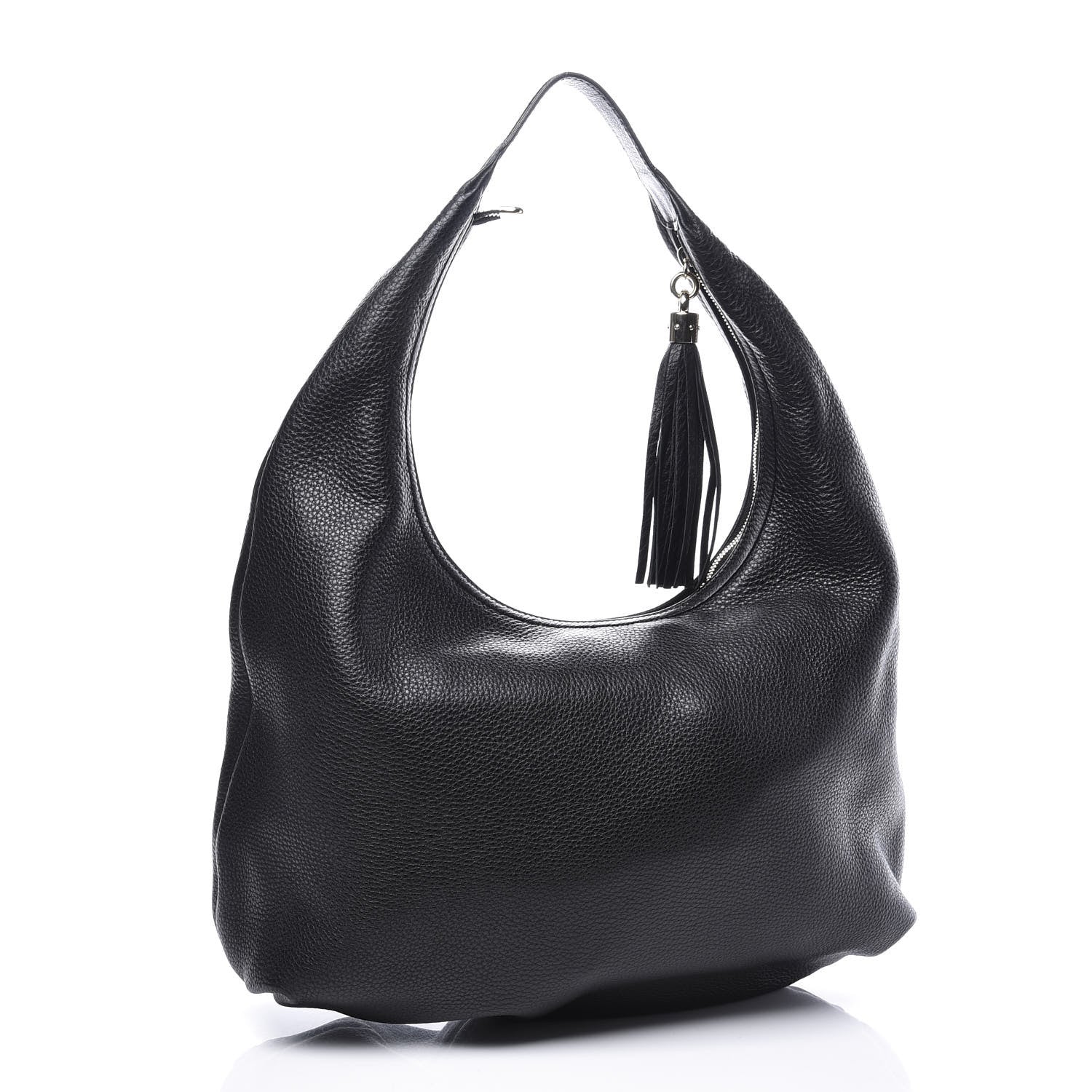 Gucci Pebbled Calfskin Large Soho Hobo Black 2 of 10