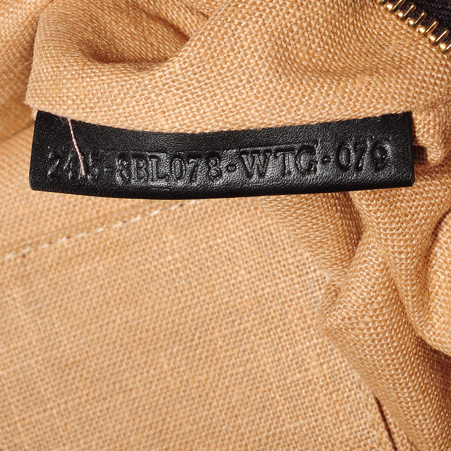 Fendi Zucca Goatskin Spy Bowler Tobacco Bronzo 7 of 9