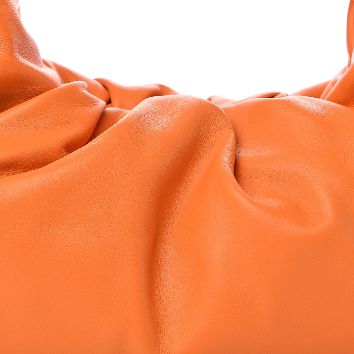 Smooth Butter Calfskin Small The Shoulder Pouch Light Orange