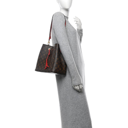 Louis Vuitton Monogram Neonoe MM Coquelicot 2 of 13