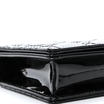 Christian Dior Patent Cannage Lady Dior Pouch Black 12 of 15