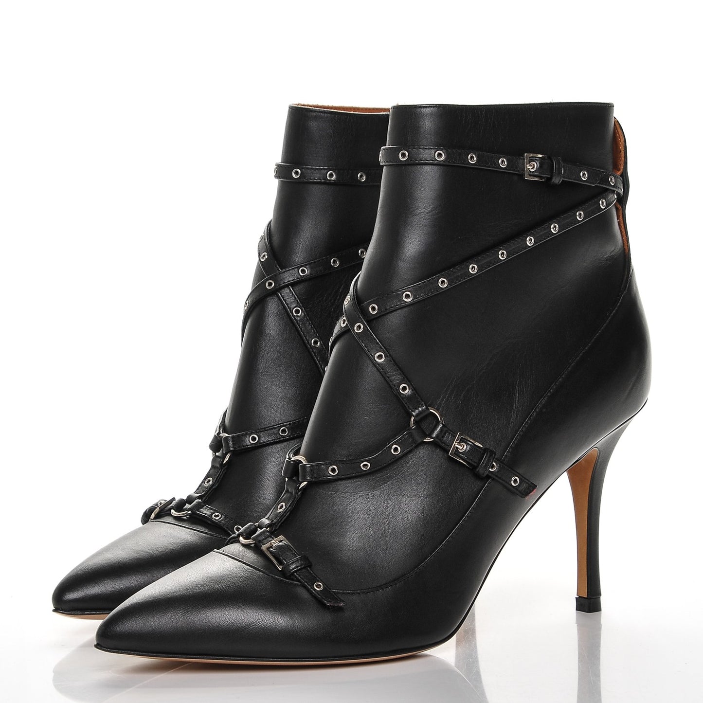 Nappa Love Latch 100mm Ankle Boots 41 Black
