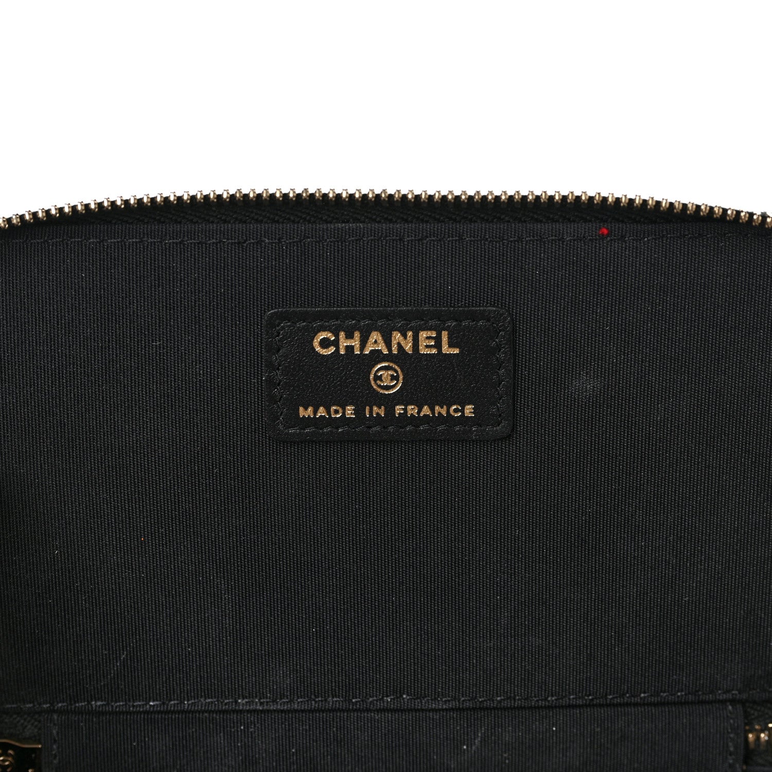 Chanel Lambskin Quilted Small Top Handle Vanity Case With Chain Black 6 of 9