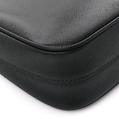 Prada Saffiano Lux Re-Edition 2005 Shoulder Bag Black 8 of 10