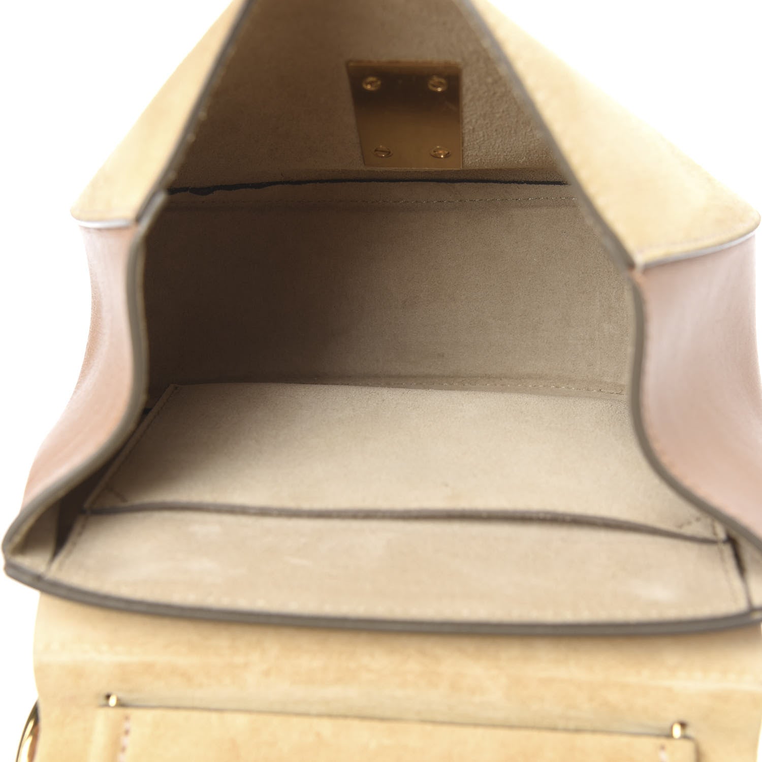 Chloe Suede Smooth Calfskin Mini Drew Shoulder Bag 4 of 8