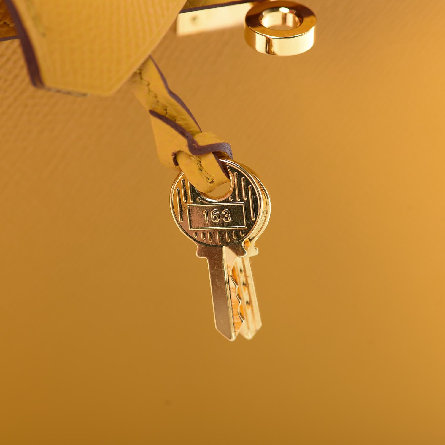 Hermes Epsom Kelly Sellier 25 Jaune Ambre 33 of 41