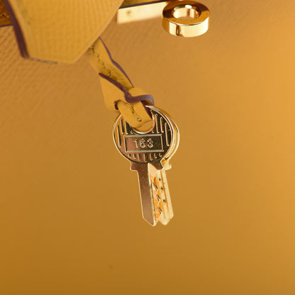 Hermes Epsom Kelly Sellier 25 Jaune Ambre 33 of 41