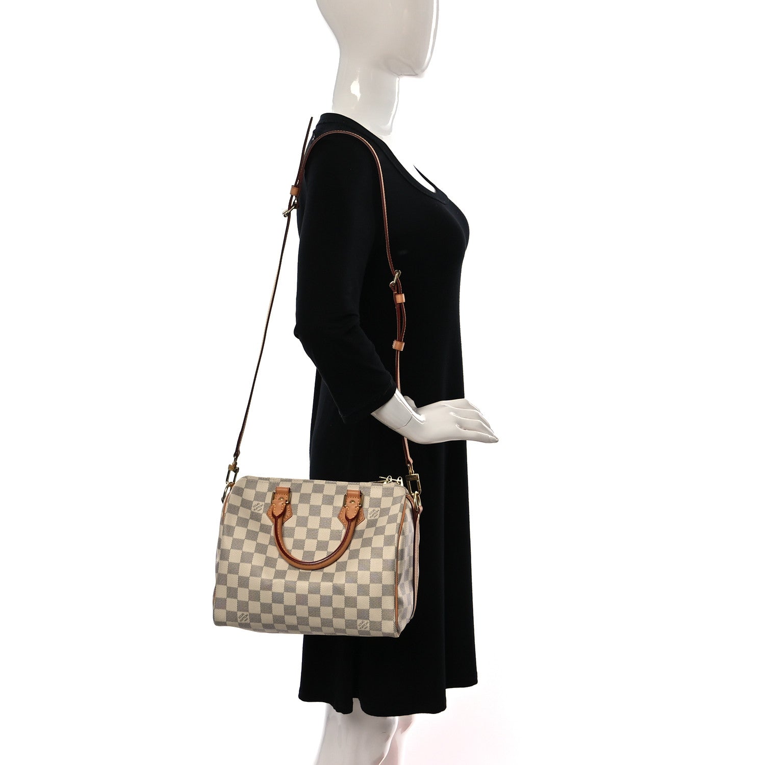 Louis Vuitton Damier Azur Speedy Bandouliere 30 2 of 19