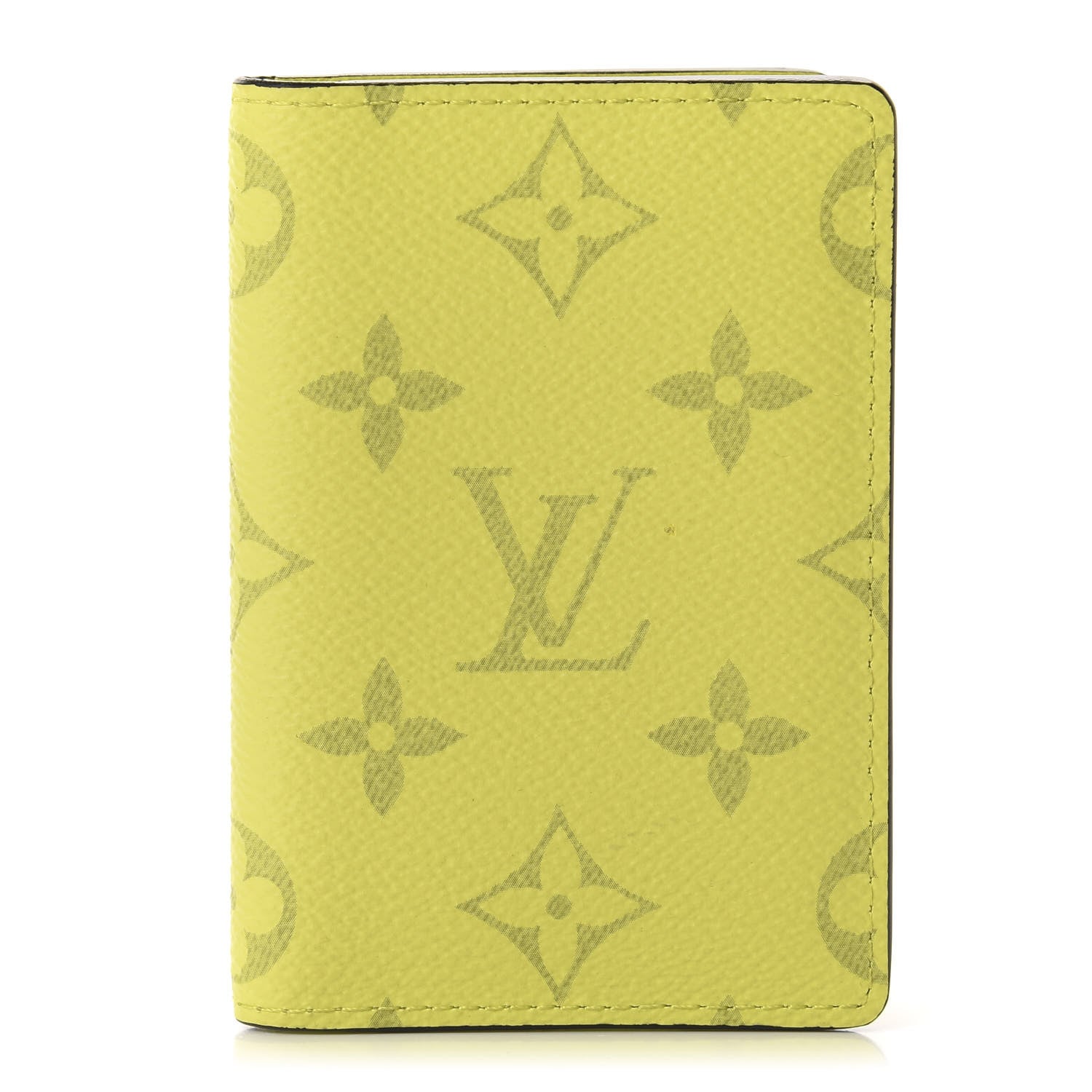 Louis Vuitton Monogram Taiga Pocket Organizer Yellow 1 of 7