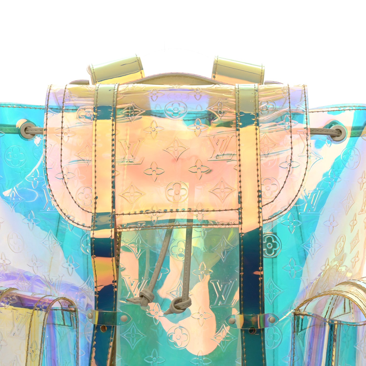 Louis Vuitton PVC Monogram Christopher Backpack GM Iridescent Prism 5 of 9