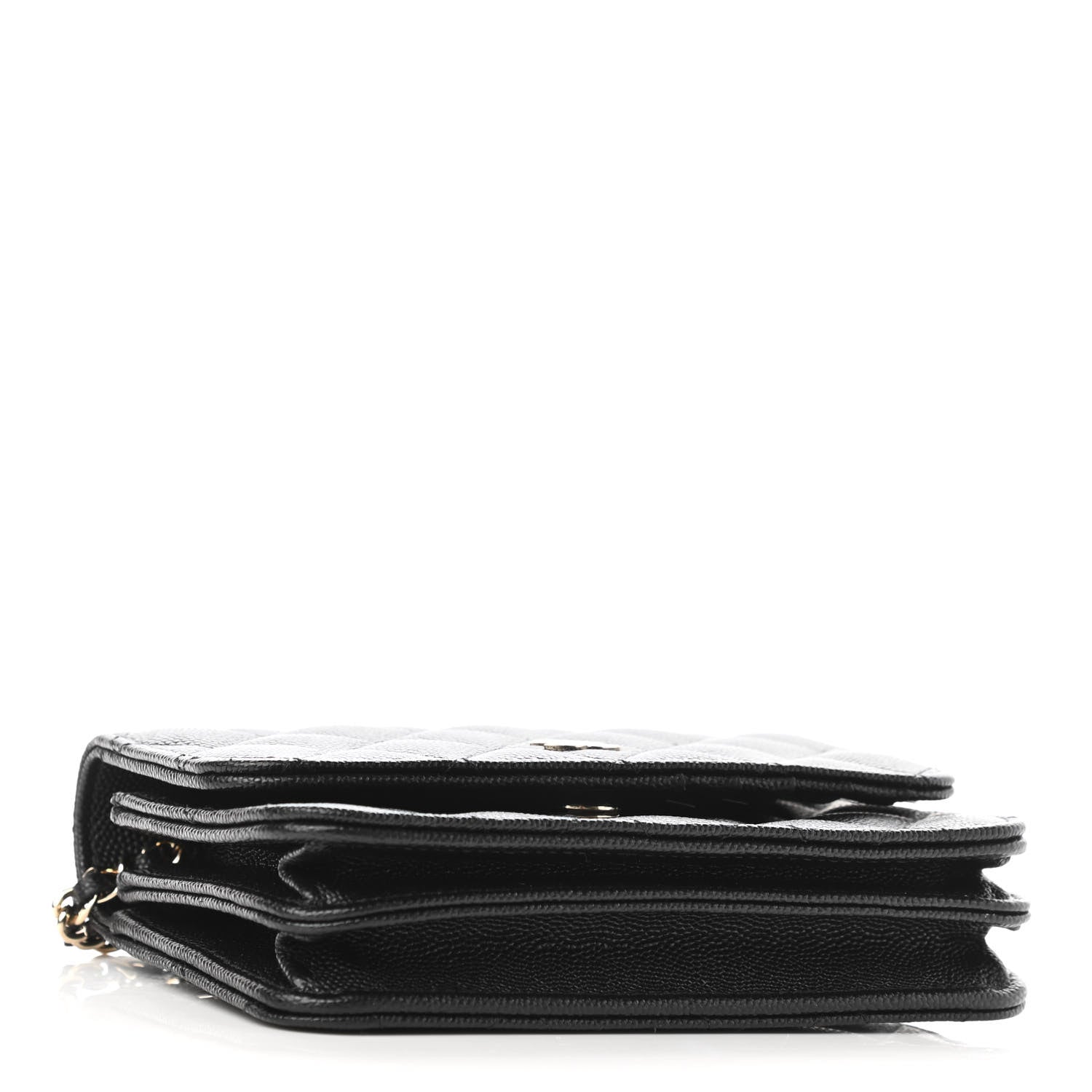 Chanel Caviar Quilted Mini Wallet On Chain WOC Black 4 of 11