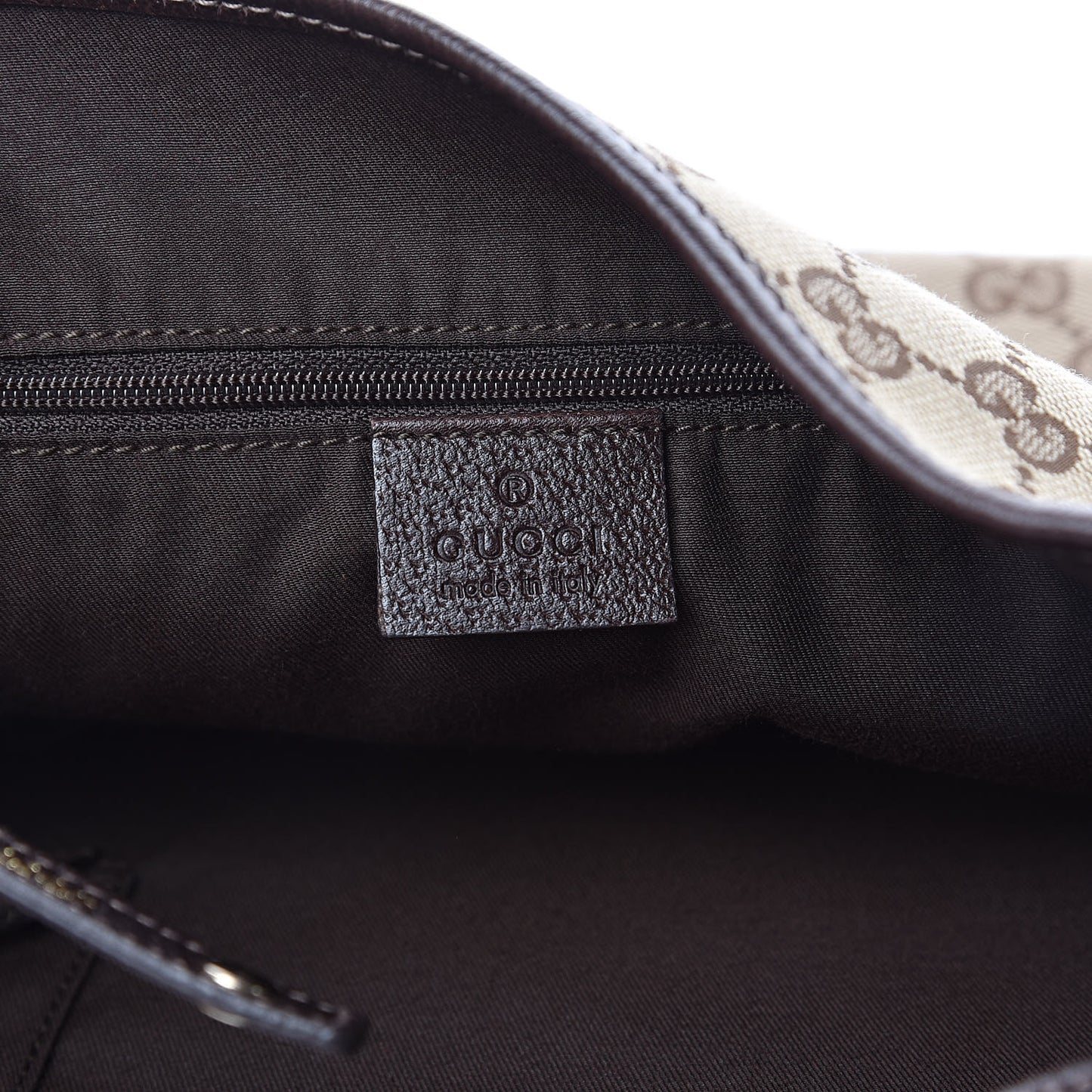 Monogram Medium Abbey Shoulder Bag Dark Brown
