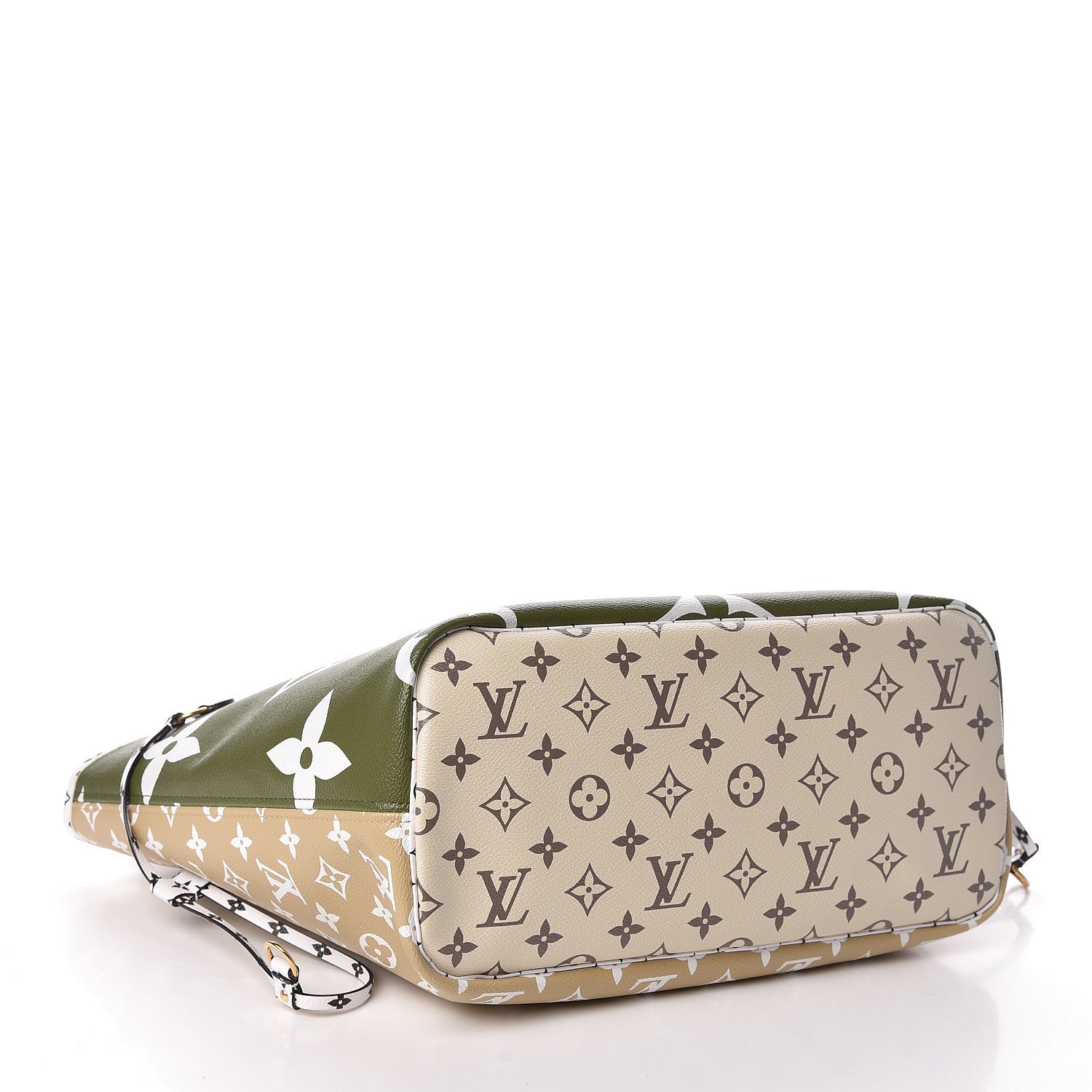 Louis Vuitton Monogram Giant Neverfull MM Kaki 5 of 12