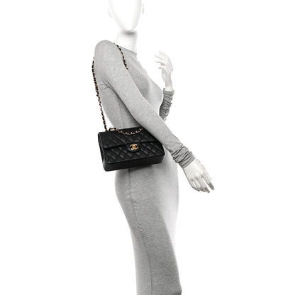 Chanel Caviar Quilted Small Double Flap Black 2 of 10
