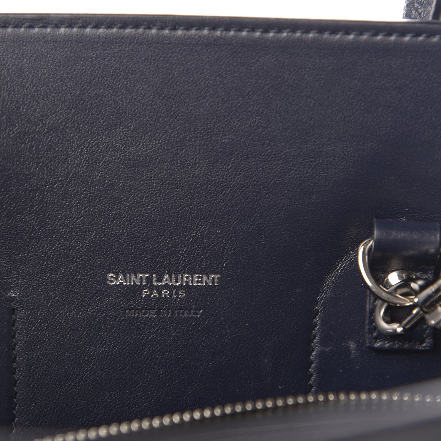 Grained Calfskin Small Sac De Jour Petrol