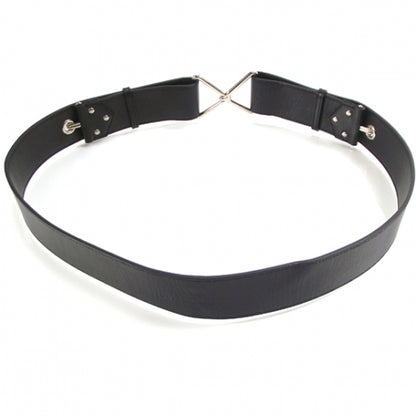 Saint Laurent Leather Criss Cross Belt 36 2 of 5