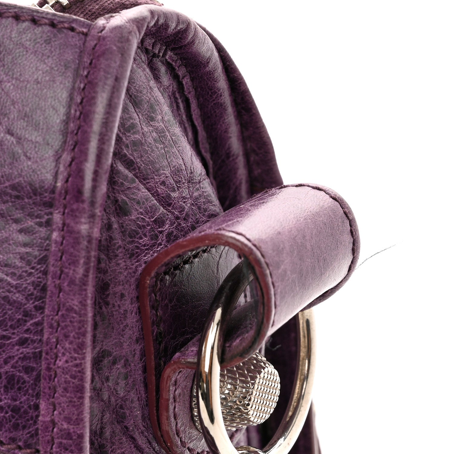 Balenciaga Agneau Giant 21 Silver Hardware City Raisin 13 of 16