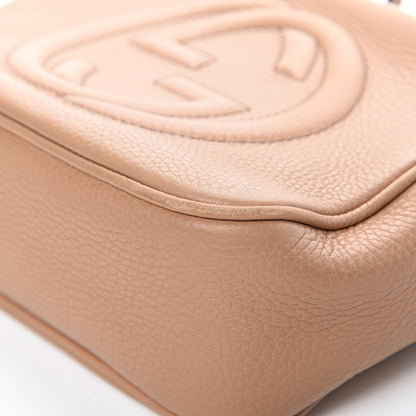 Gucci Pebbled Calfskin Small Soho Disco Bag Rose Beige 11 of 18