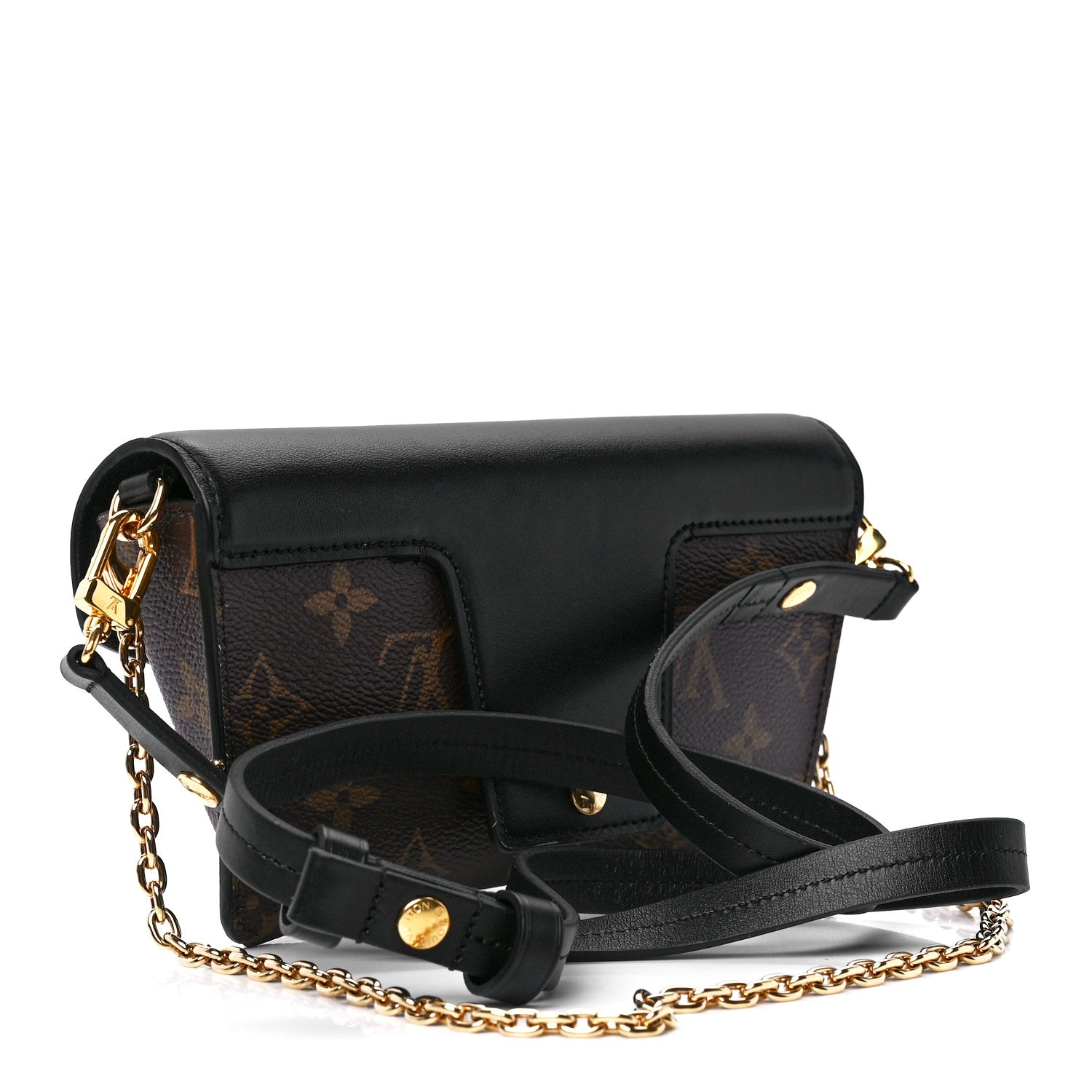 Louis Vuitton Monogram Padlock On Strap Black 4 of 11