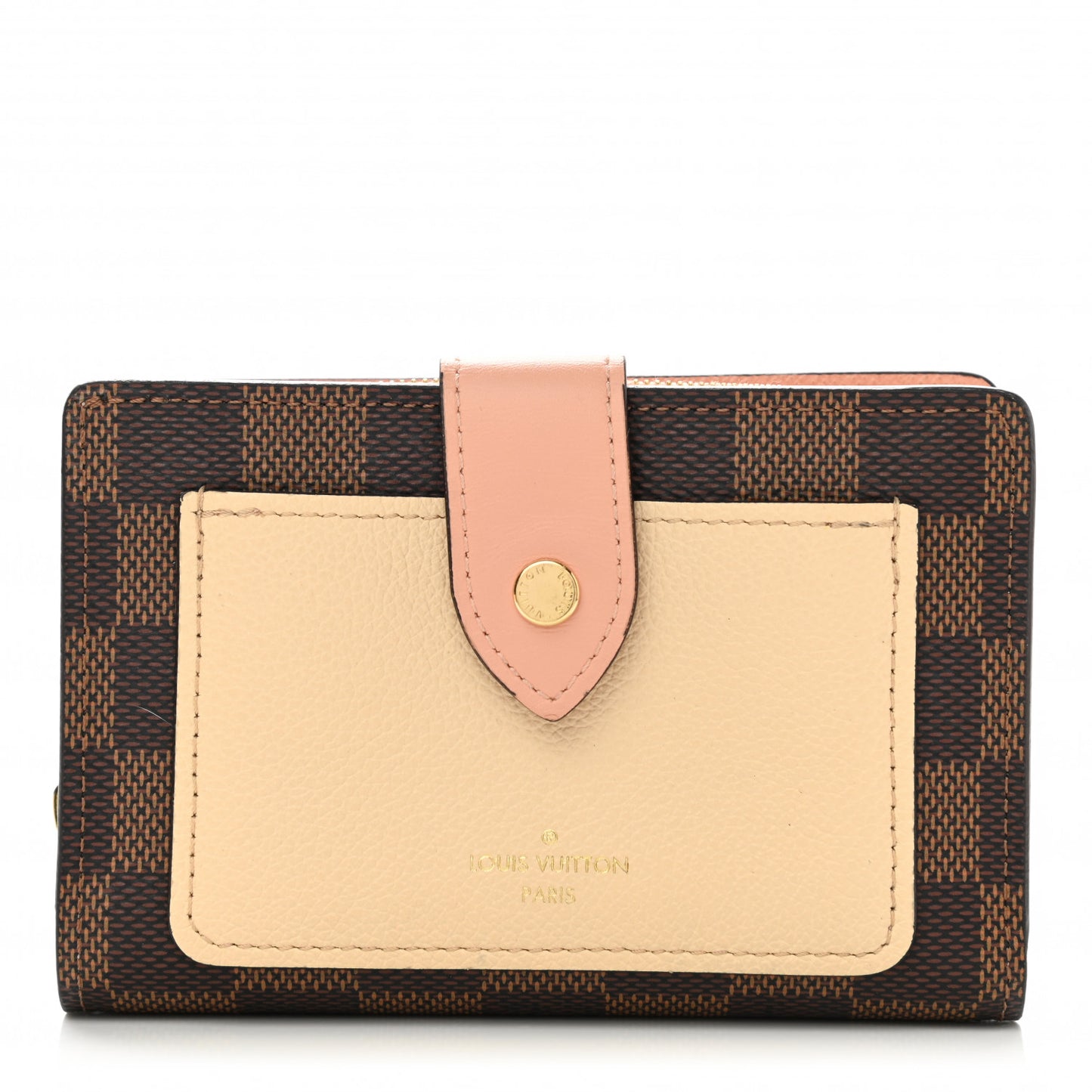 Damier Ebene Juliette Wallet Creme