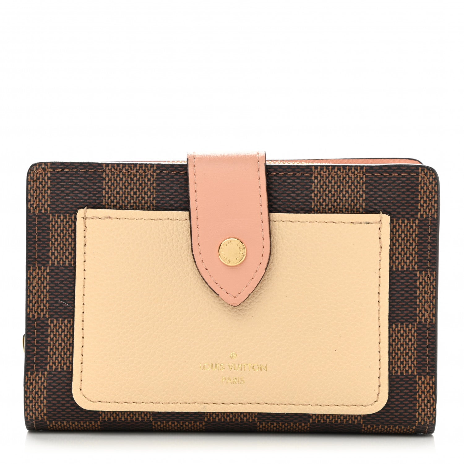 Louis Vuitton Damier Ebene Juliette Wallet Creme 1 of 8