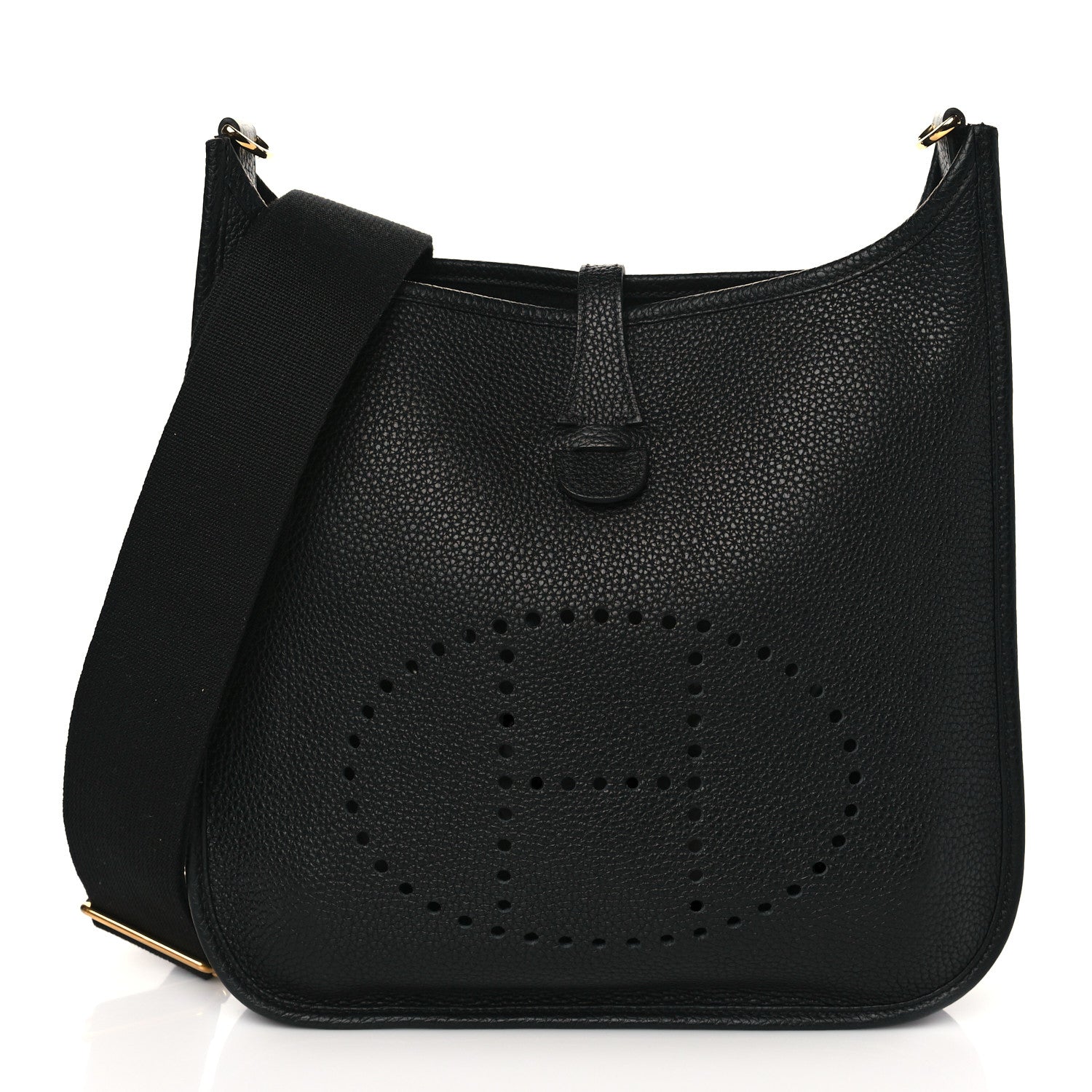 Hermes Taurillon Clemence Evelyne III PM Black 1 of 10