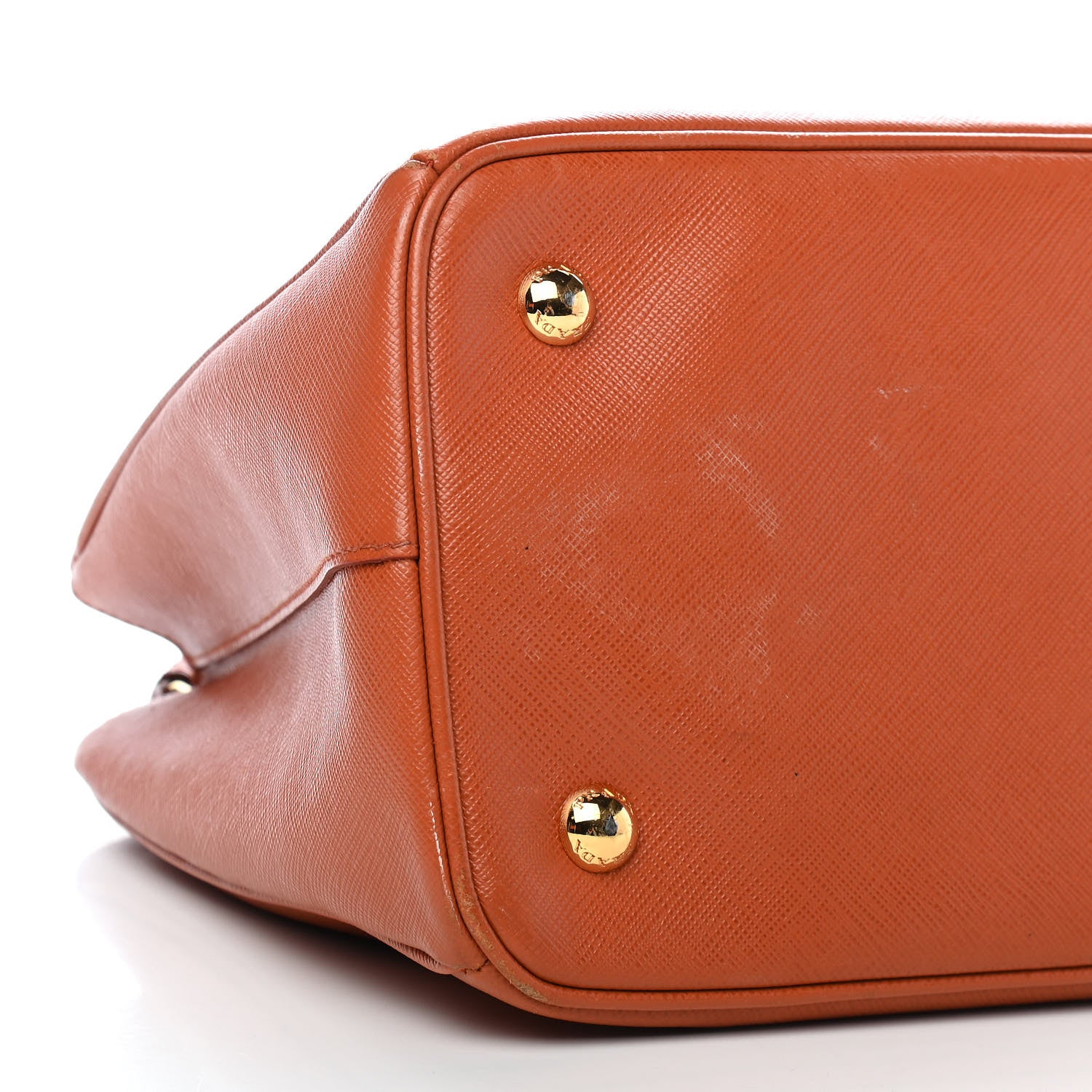 Prada Saffiano Lux Medium Tote Rame 14 of 15