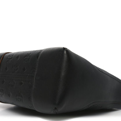 MCM Calfskin Ottomar Monogram Klara Medium Hobo Black 9 of 10