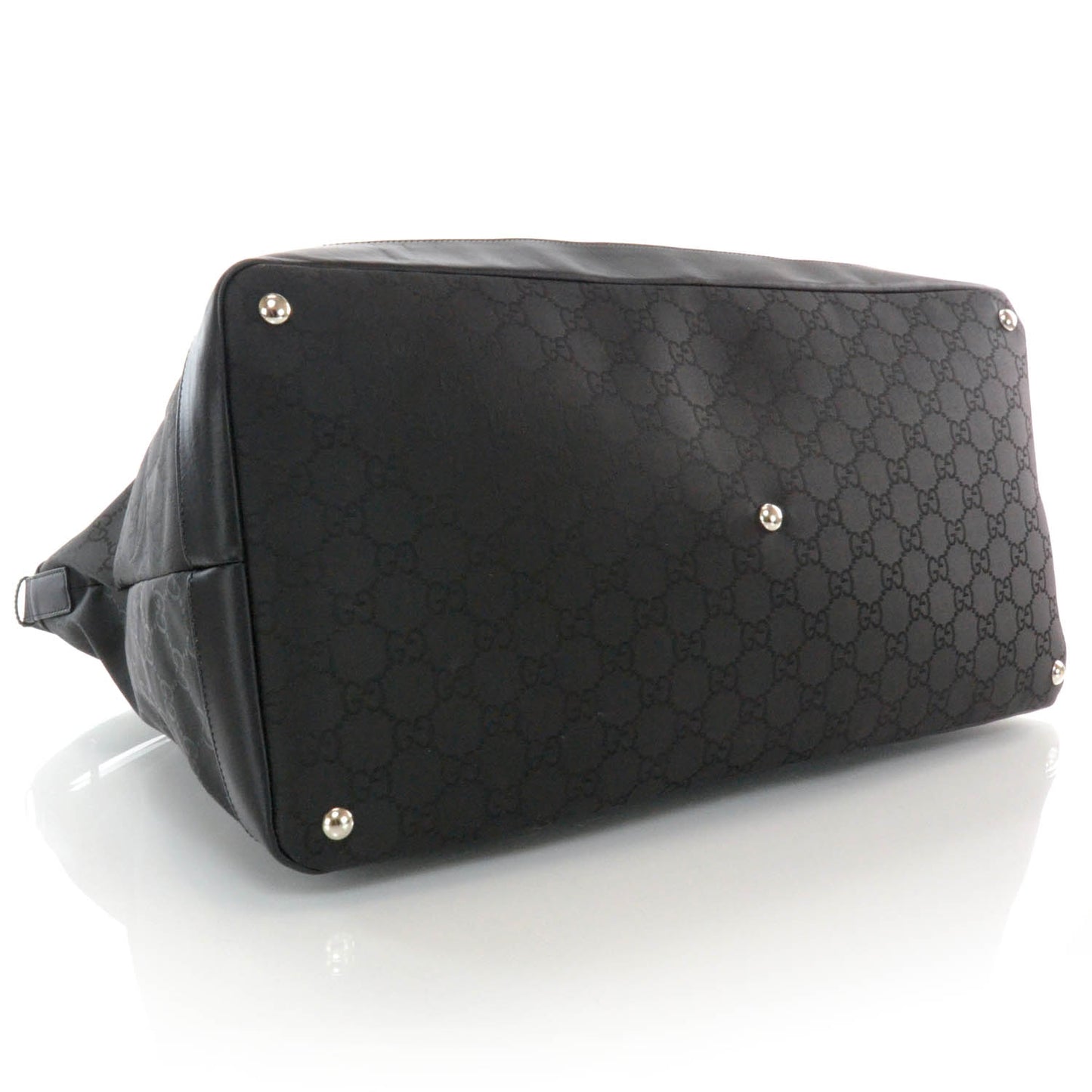 Nylon Monogram Travel Hobo Black