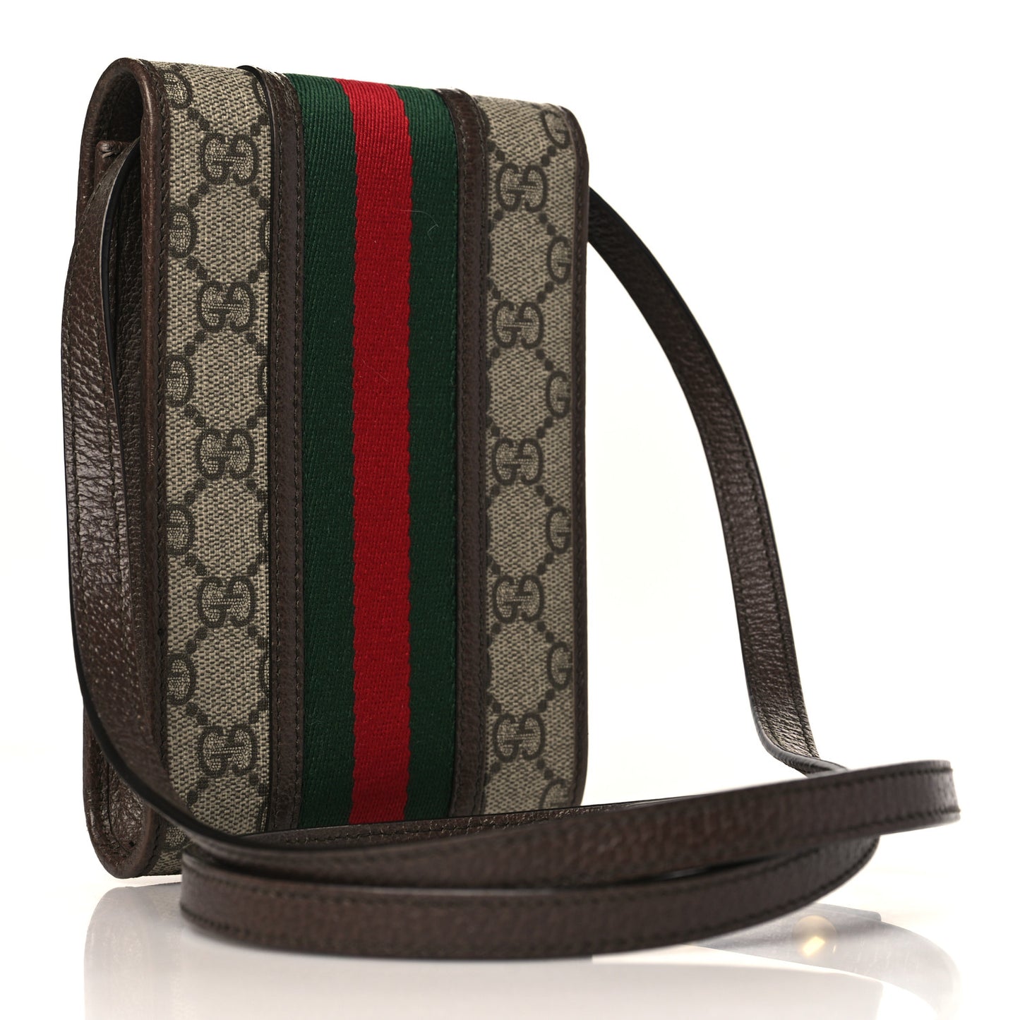 GG Supreme Monogram Web Mini Ophidia Crossbody Bag Beige New Acero