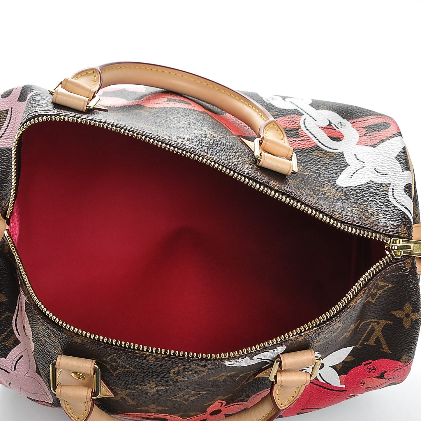 Monogram Bay Speedy 30 Rose Ballerine Poppy
