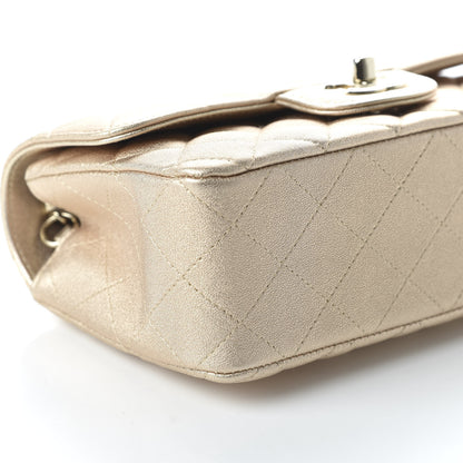 Chanel Metallic Lambskin Quilted Mini Rectangular Flap Gold 6 of 10