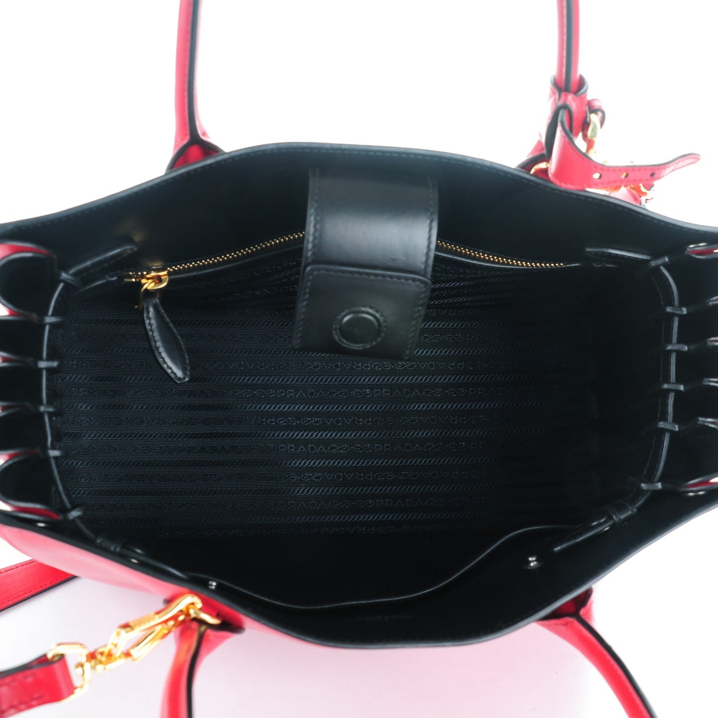 City Calf Bibliotheque Tote Fuoco Black