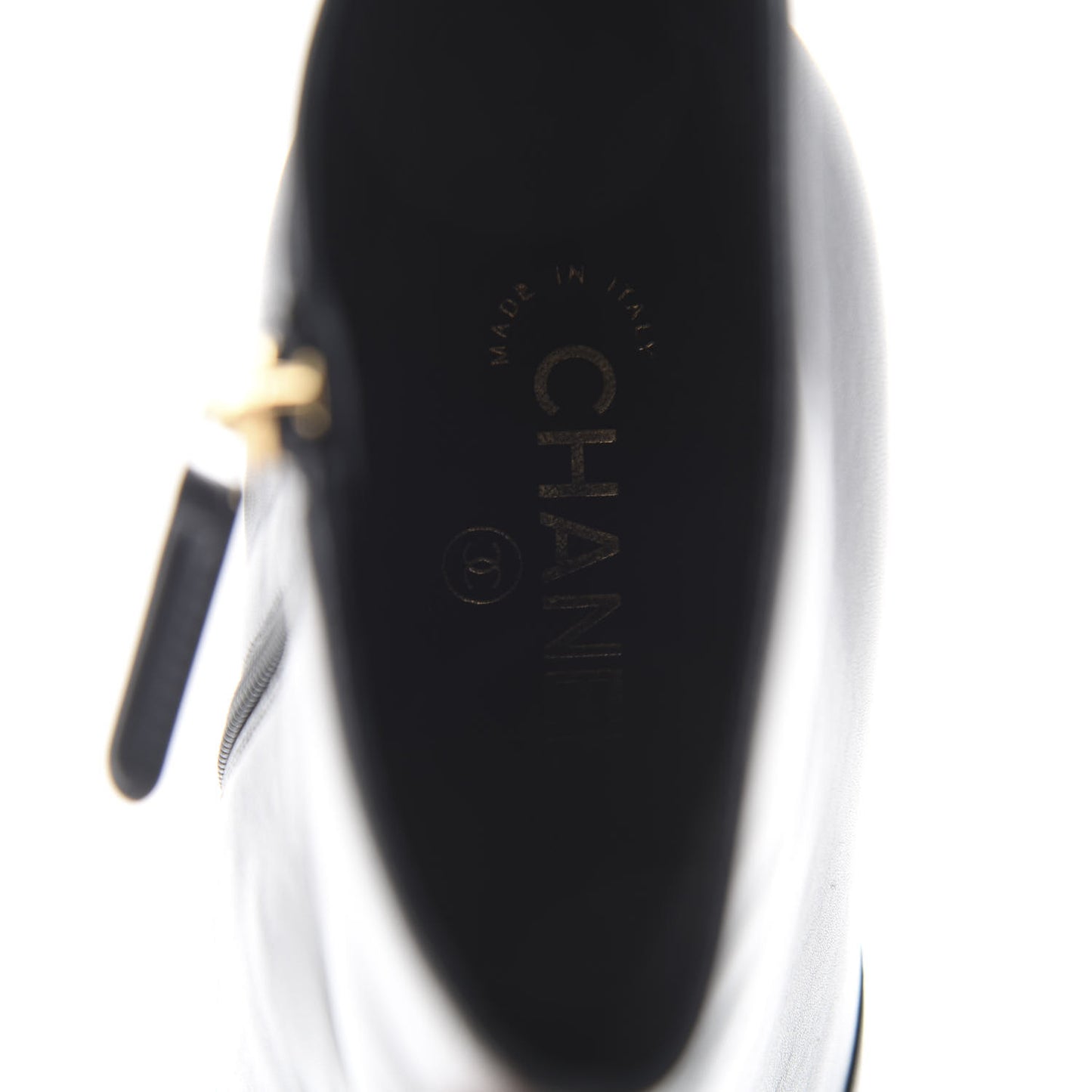 Lambskin Grosgrain Cap Toe Short Ankle Boots 40.5 Black
