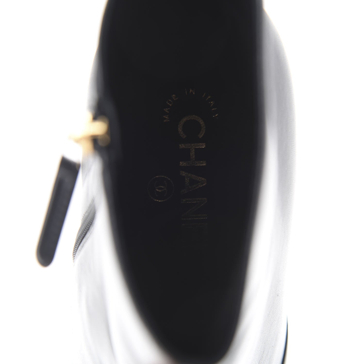 Chanel Lambskin Grosgrain Cap Toe Short Ankle Boots 40.5 Black 7 of 9