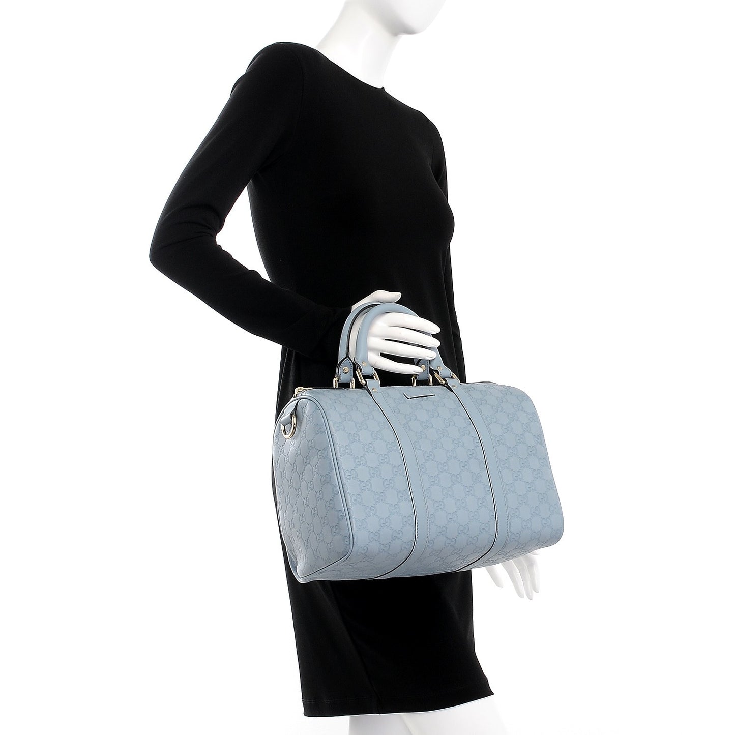 Guccissima Medium Joy Boston Light Blue