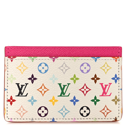 Louis Vuitton LV X TM Monogram Multicolor Card Holder Kawaii Pink 1 of 7
