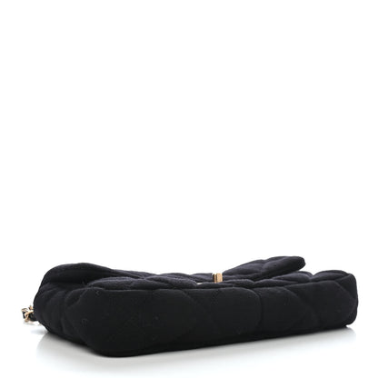 Chanel Jersey Quilted Medium Single Flap Black 3 of 8
