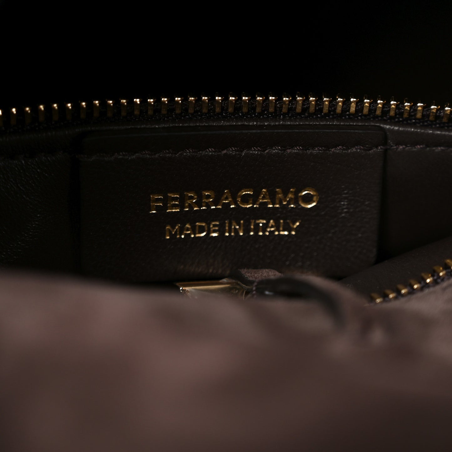 Suede Calfskin Large Hug Bag Testa Di Moro