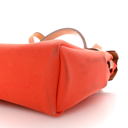 Hermes Vache Hunter Toile Herbag Zip 31 PM Capucine Fauve 10 of 10