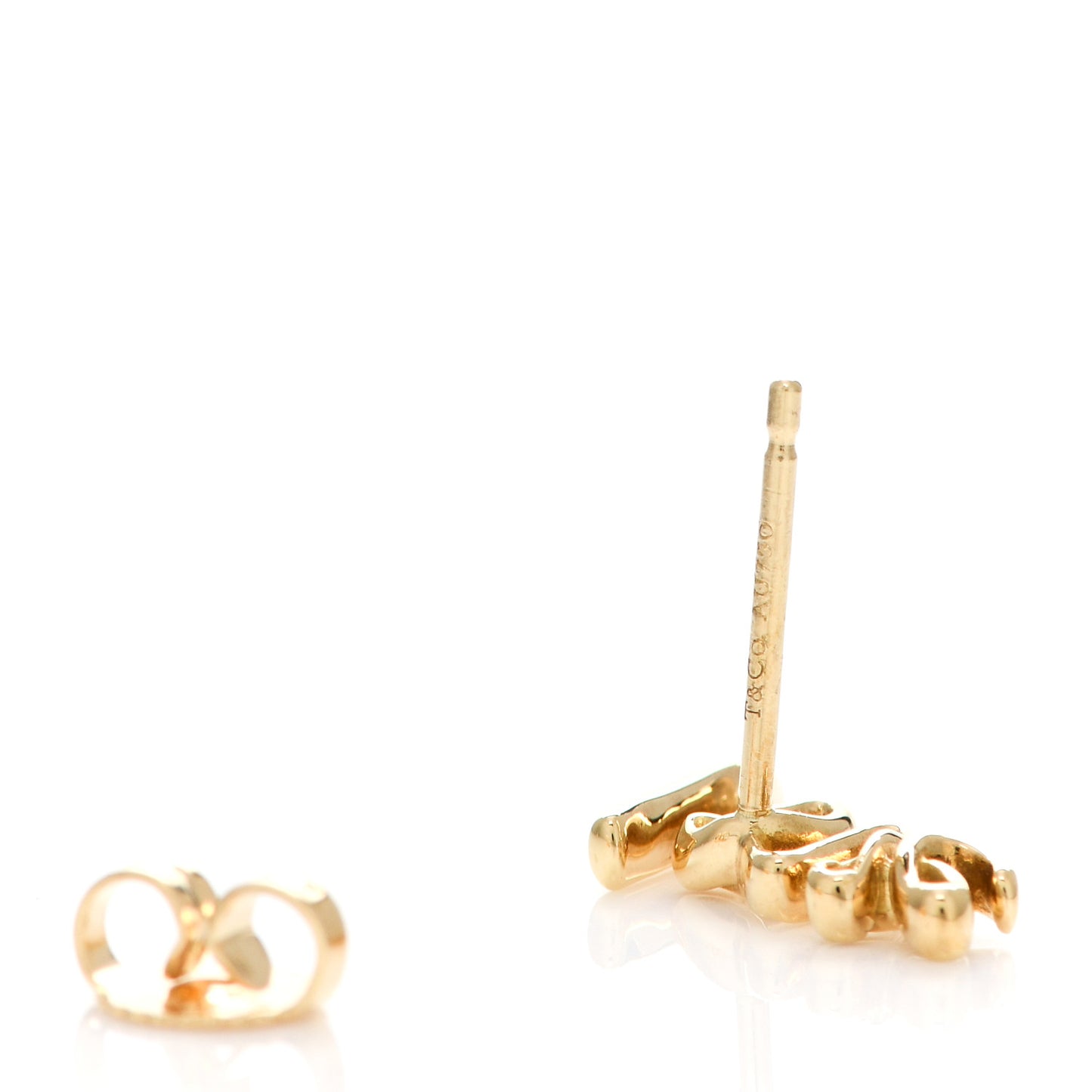 18K Yellow Gold Paloma's Graffiti Love Single Earring