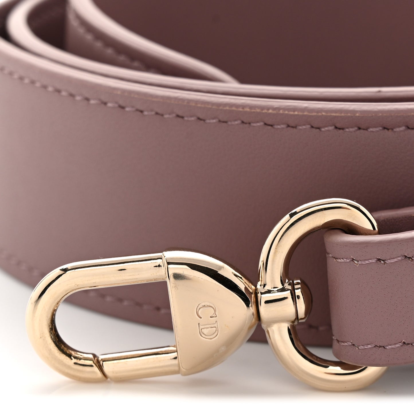 Grained Lambskin My ABCDIOR Lady Dior Shoulder Strap Blush