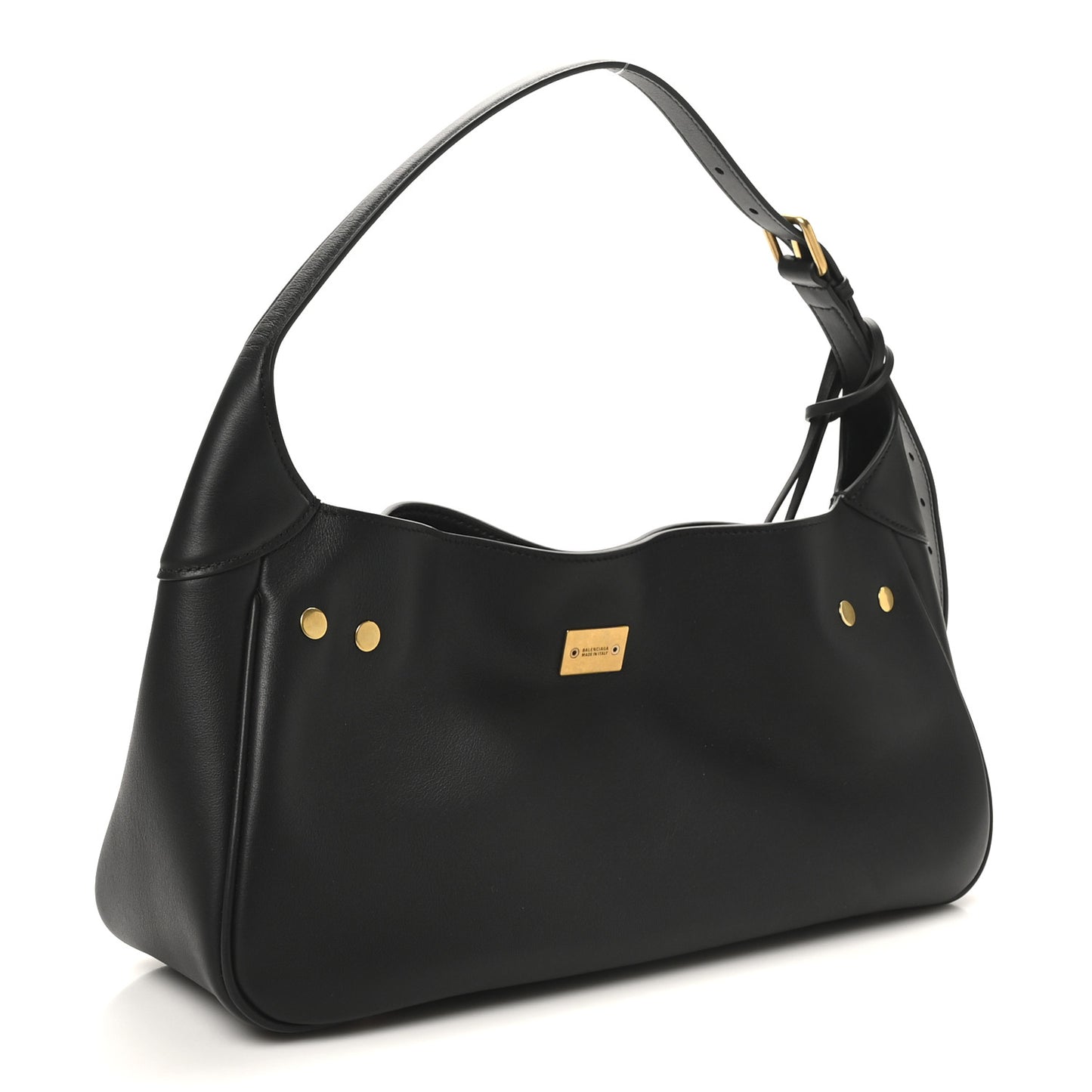Smooth Calfskin Small Bel Air Shoulder Bag Black