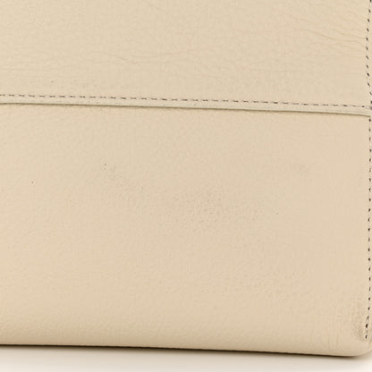 The Row Grained Calfskin Medium N/S Park Tote Ivory 11 of 12