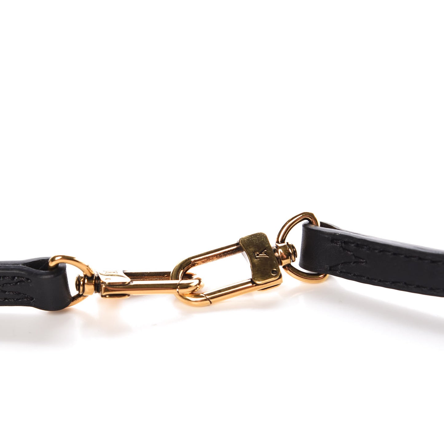 Calfskin Petite Malle Adjustable Shoulder Strap Black