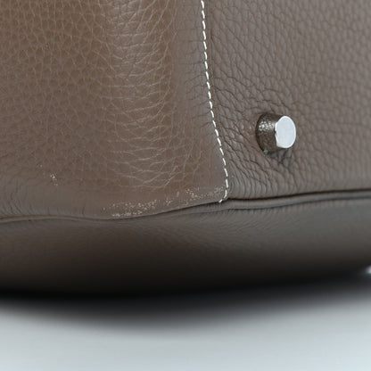 Hermes Taurillon Clemence Lindy 30 Etoupe 11 of 13
