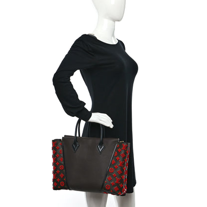 Louis Vuitton Veau Cachemire Tote W PM Chocolate 2 of 8