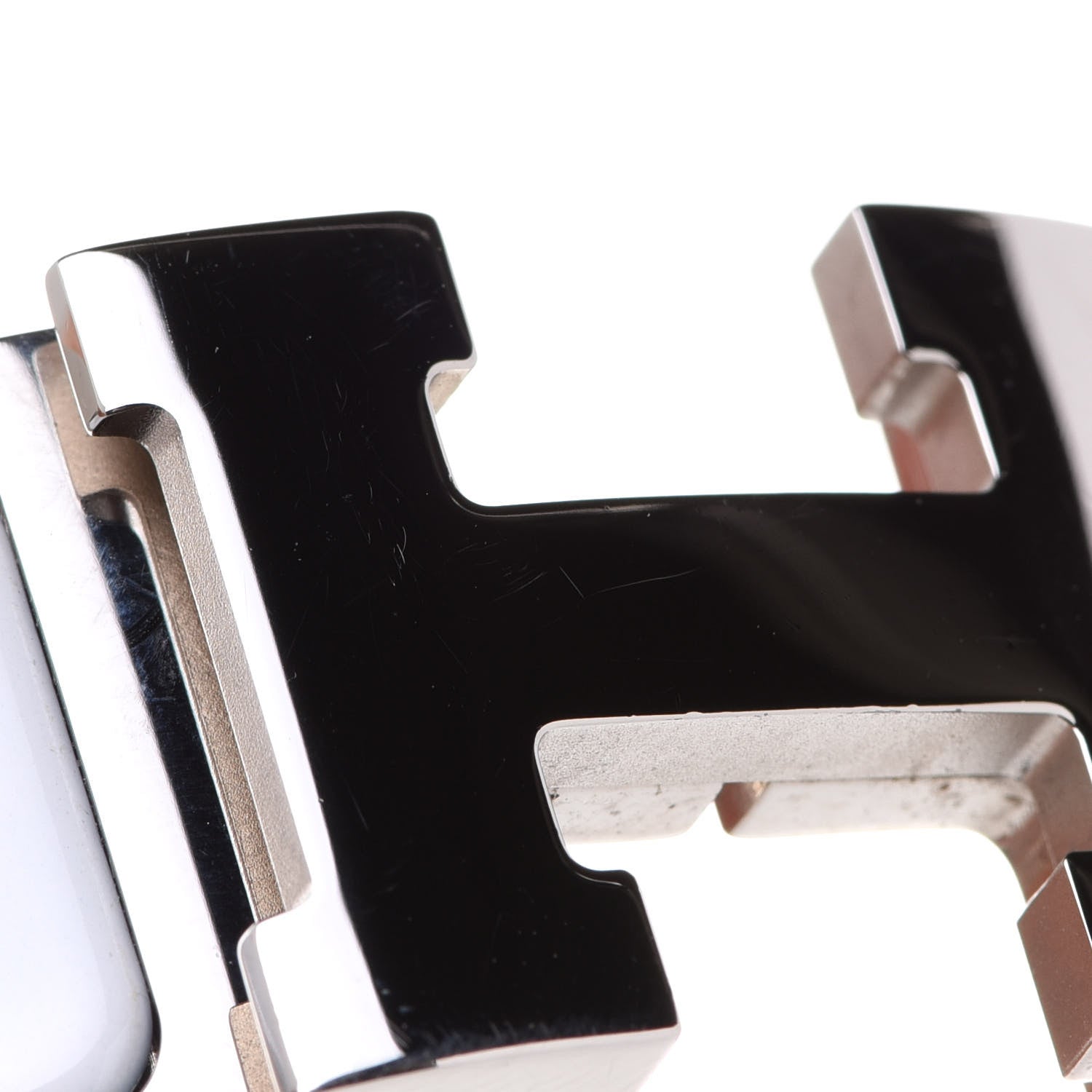 Hermes Enamel Wide Clic Clac H Bracelet PM White 8 of 8